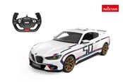 Legetøjsbil - RASTAR R/C 1:14 BMW 3.0 CSL White - 92800