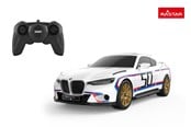 Legetøjsbil - RASTAR R/C 1:24 BMW 3.0 CSL White - 92900