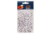 Kreativitet & Hobbyartikler - Colorations - Round Letter Beads 500pcs. - 43BL14