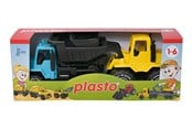 Udendørsleg - Plasto Lastbil og hjullæsser i æske - 1629000BOX