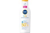 Kropspleje - Nivea Kids Sensitive Sun Lotion SPF 50+ 200ml - 4006000132273
