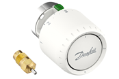 Radiatorer og ventiler - Danfoss Aveo RA/V servicetermostat med indbygget føler og servicepakdåse - 015G4061