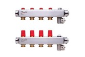 Gulvvarme - Danfoss gulvvarmemanifold 4+4 SSM - 088U0804