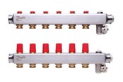 Gulvvarme - Danfoss gulvvarmemanifold 6+6 SSM - 088U0806