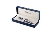 Skrive- og Tegneværktøjer - Waterman Expert, Kuglepen, Blålakeret med Palladium beklædning, Medium Spids, Blåt Blæk, Gaveæske - 2214209