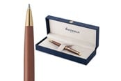 Skrive- og Tegneværktøjer - Waterman Hémisphère Kuglepen | Copper Red (The Understated Edit Collection) | Medium Spids med Blåt Blæk | Gaveæske - 2217950