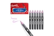 Skrive- og Tegneværktøjer - Sharpie Creative Akryl Paint Marker  | Penselspids | Rosarød | 6 stk - 2218067
