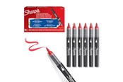 Skrive- og Tegneværktøjer - Sharpie Creative Akryl Paint Marker | Penselspids | Rød | 6 stk - 2218113