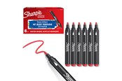 Skrive- og Tegneværktøjer - Sharpie Creative Akryl Paint Marker | Bullet spids | Rød | 6 stk - 2218119