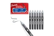 Skrive- og Tegneværktøjer - Sharpie Creative Akryl Paint Marker | Penselspids | Cool Grey | 6 stk - 2218120