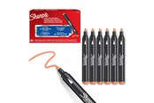 Skrive- og Tegneværktøjer - Sharpie Creative Akryl Paint Marker | Bullet spids | Orange | 6 stk - 2218122