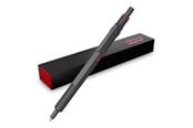 Skrive- og Tegneværktøjer - Rotring rOtring 600 Kuglepen | Medium Spids | Sort Blæk | Metalkrop | Mørk Sten | Skridsikkert Rillet Greb & Sekskantet skaft | Genopfyldelig - 2204408