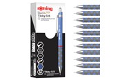 Skrive- og Tegneværktøjer - Rotring rOtring Tikky Mekanisk Blyant | HB 0,5 mm | Iris (Blåt) skaft | 12 Stk - 2214582