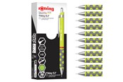 Skrive- og Tegneværktøjer - Rotring rOtring Tikky Mekanisk Blyant | HB 0,7 mm | Spidermum (Lime) skaft | 12 Stk - 2214586