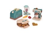 Legekøkken og udstyr - Ecoiffier Vert Azur Kitchen Set Complete 4-in-1 15 pcs - 1683