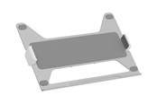 Vægbeslag, AV-Beslag & AV-Møbler - Multibrackets M Basic mounting component - for notebook - silver - Maks - Maks størrelse - 7350105217968