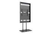 Vægbeslag, AV-Beslag & AV-Møbler - Multibrackets M Pro Series mounting kit - for flat panel - dual pole - black RAL 9005 - Maks 50 kg - Maks størrelse 65" - 7350073732685
