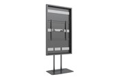 Vægbeslag, AV-Beslag & AV-Møbler - Multibrackets M Pro Series mounting kit - for flat panel - dual pole - black RAL 9005 - Maks 50 kg - Maks størrelse 75" - 7350073732692