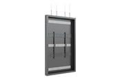 Vægbeslag, AV-Beslag & AV-Møbler - Multibrackets M Pro Series mounting kit - Large - for flat panel - high brightness wire - black RAL 9005 - Maks 50 kg - Maks størrelse 75" - 7350105217524