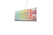 Tastatur - SteelSeries Apex 3 TKL - Gaming Tastatur - Uden Numpad - Nordisk - Hvid - 64906