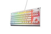 Tastatur - SteelSeries Apex 3 TKL - Gaming Tastatur - Uden Numpad - Amerikansk engelsk - Hvid - 64819