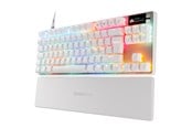 Tastatur - SteelSeries Apex Pro TKL Gen 3 - Gaming Tastatur - Uden Numpad - Nordisk - Hvid - 64900
