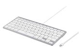 Tastatur - Deltaco USB-C Keyboard for iOS/MacOS - Tastatur - Uden Numpad - Nordisk - Sølv - TB-126-C