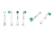 Eltandbørste - Nordic Quality Tandbørstehoveder Sensitive Brush Heads - 4-Pack - EB17S-P-4