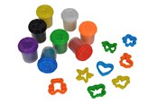 Dukker & Tilbehør - Simba Art & Fun Modellervoks 8-Pack med Former - 106329290
