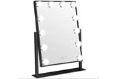 Makeupspejl - UNIQ New York Mega Makeup Mirror with 12 LED lights - Black - 7275-1