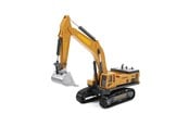 Legetøjsbil - Toi-Toys METAL Construction vehicle Excavator with tracks 1:55 - 21528A
