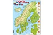 Puslespil - Larsen Puzzles Maxi The Nordic 75 pcs Puzzle - LA-K3