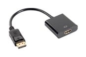 Skærmkabel - Lanberg adapter - DisplayPort / HDMI - 20 cm - AD-0009-BK