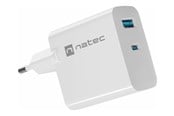 Mobil - Adaptere & Opladere - Natec Ribera power adapter - GaN - USB 24 pin USB-C - 45 Watt - NUC-2142