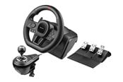 Spil tilbehør - Tracer SimRacer - wheel pedals and gear shift lever set - wired - Wired Steering wheel & Pedal set - Sony PlayStation 4 - TRAJOY47345