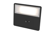 Lamper - EGLO PANETTIERI SOLCELLE VÆG 860LM M/SENSOR SORT/HVID - 901085