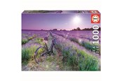 Puslespil - Educa 1000 Bike In A Lavender Field - 80-19255