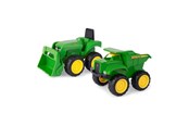 Legetøjsbil - John Deere Mini Sandbox Tractor And Dump Truck Set - 942-35874