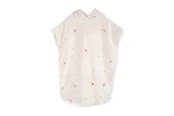 Baby Udstyr - Filibabba Strandponcho m. broderi GOTS - Ocean Blossom - FI-03574