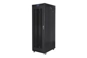Rack skabe - Lanberg FF01 series - rack - 800 x 1200 flat pack with mesh door LCD - 27U - FF01-8227-23BL