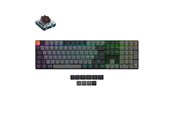 Tastatur - Keychron K5 v2 RGB QMK Wireless Hot Swap QMK - Low Profile 2.0 Brown - Gaming Tastatur - Nordisk - Sort - K5X-H3Z-BO