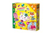 Kreativt Legetøj - SES Creative Diamond Dancers - Craft Kit to Make Paper Dancing Dolls - Decorate with 65 Diamond Stickers - S14048