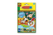 Kreativt Legetøj - SES Creative Colour with Water Safari Colouring Book - S00131