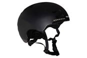 Udendørsleg - Hudora Skater Helmet with Visor and LED Black Size M (55-58cm) - 84175
