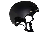Udendørsleg - Hudora Skater Helmet with Kled and Led Black Size S (53-55cm) - 84178