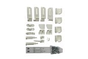 Baby Udstyr - BabyDan fittings til Elin/Flexi Fit træ sikkerhedsgitter, Hvid - 100454