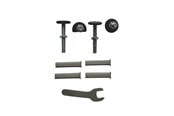 Baby Udstyr - BabyDan Fittings til Asta/ Premier/ Avantgarde sikkerhedsgitter, Koks - 300547