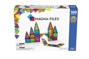 Konstruktionslegetøj - Magna-Tiles I klare transparente farver 100 stk - 90209