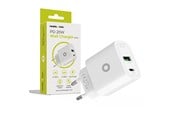 Mobil - Adaptere & Opladere - Mobile Origin PD20W Wall Charger MO12 - white 1 USB-A + 1 USB-C - FRL-PD20W-MO12