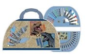 Hobby artikler - Undercover - Coloring case Jurrasic World 51 pcs. - JUST4221